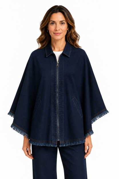 jeans poncho