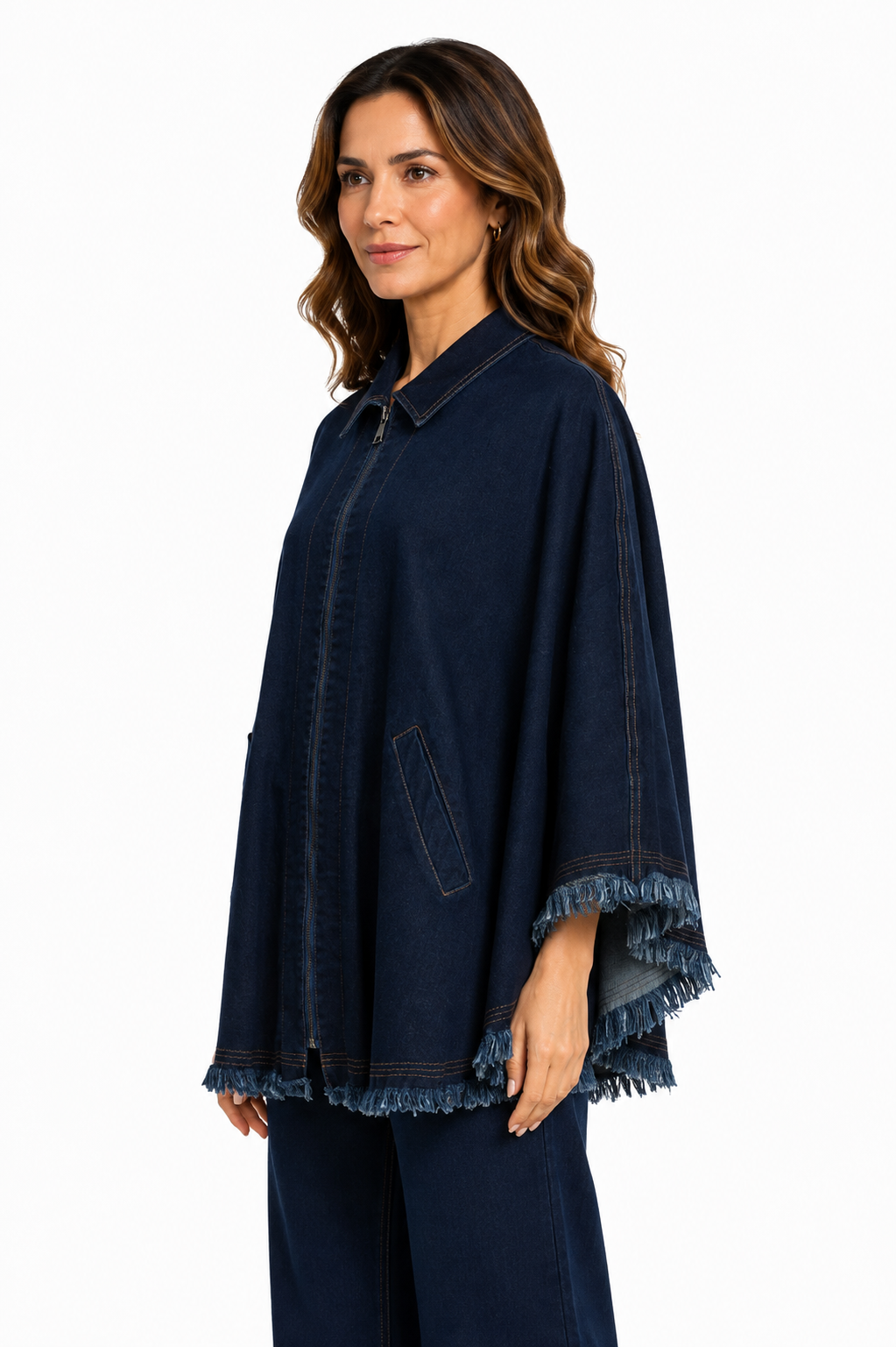 jeans poncho