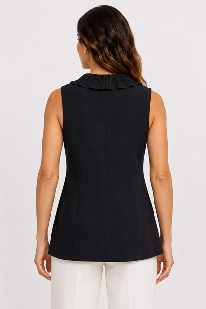 crepe vest