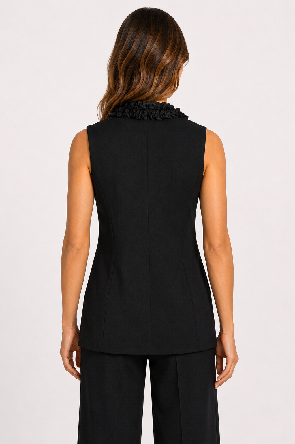 crepe vest