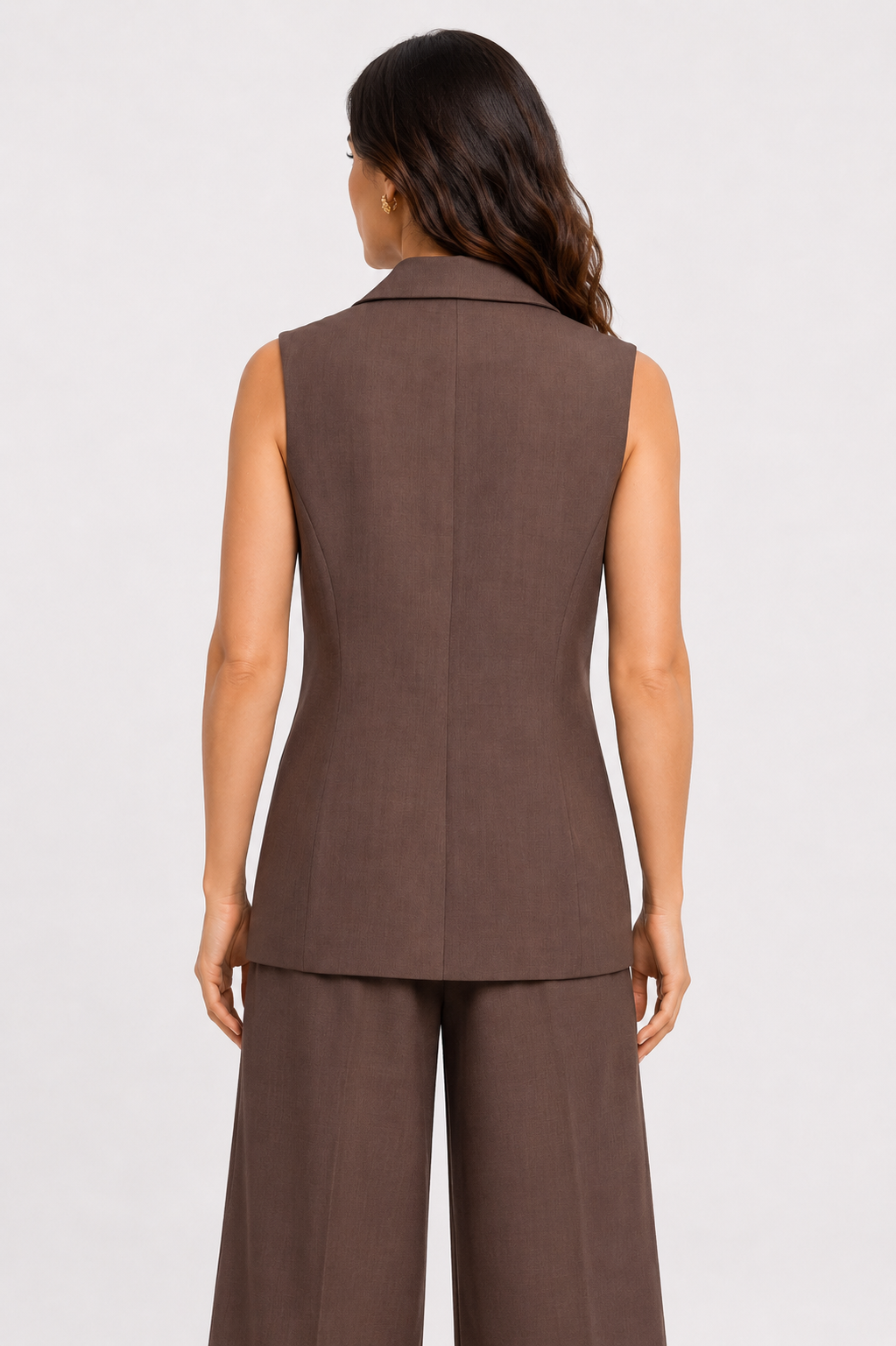 crepe vest