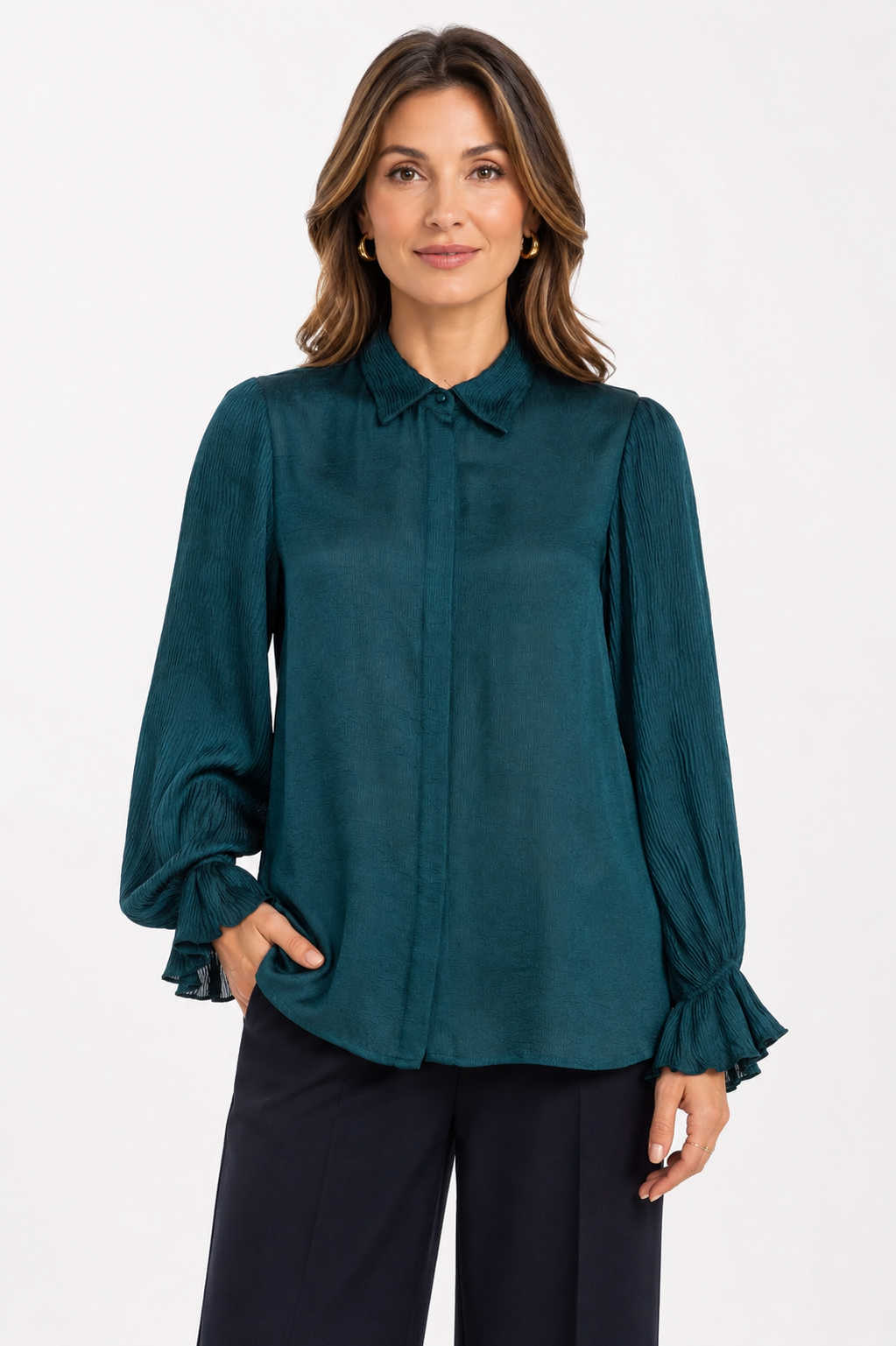 satin shirt