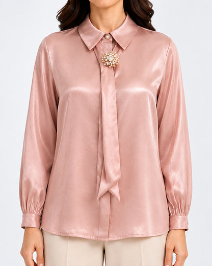 satin shirt