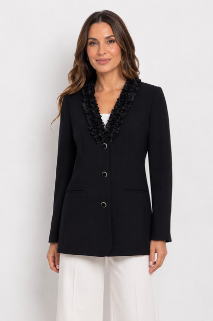 crepe jacket