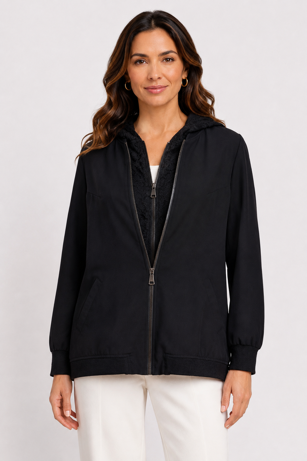 crepe jacket