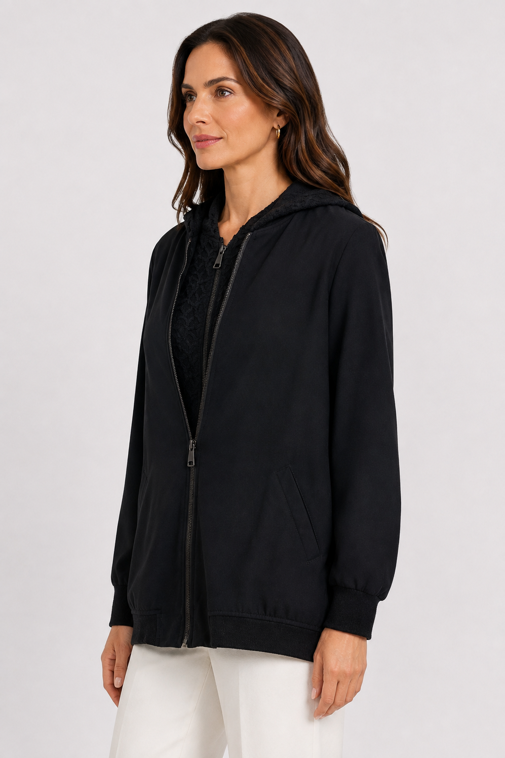 crepe jacket