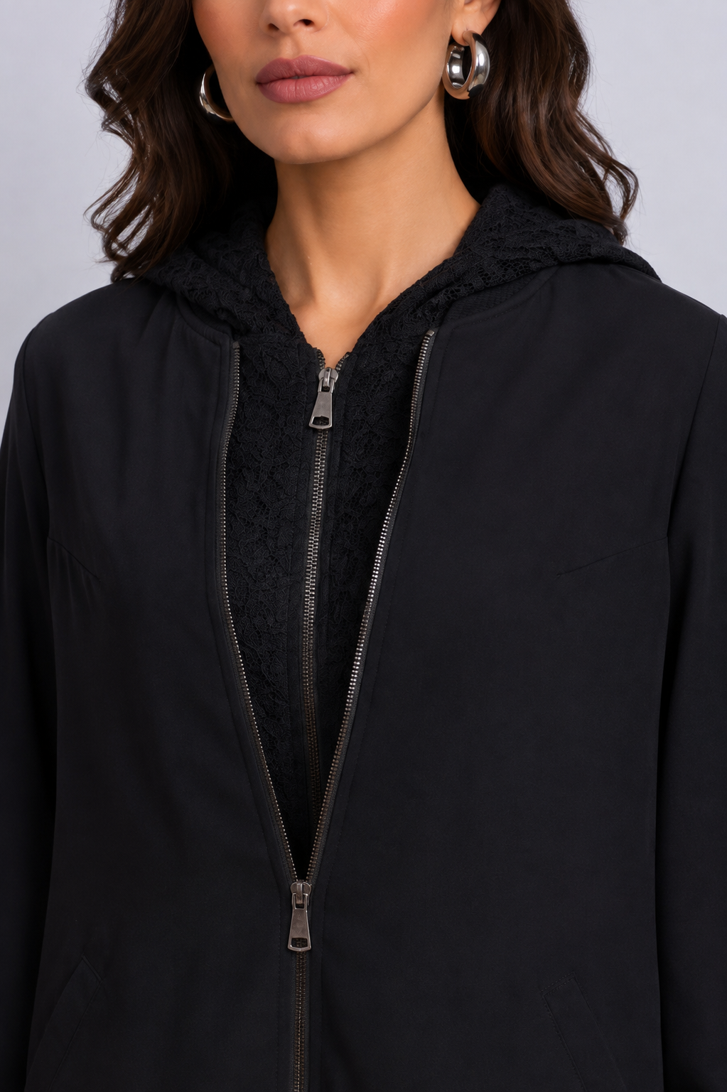 crepe jacket