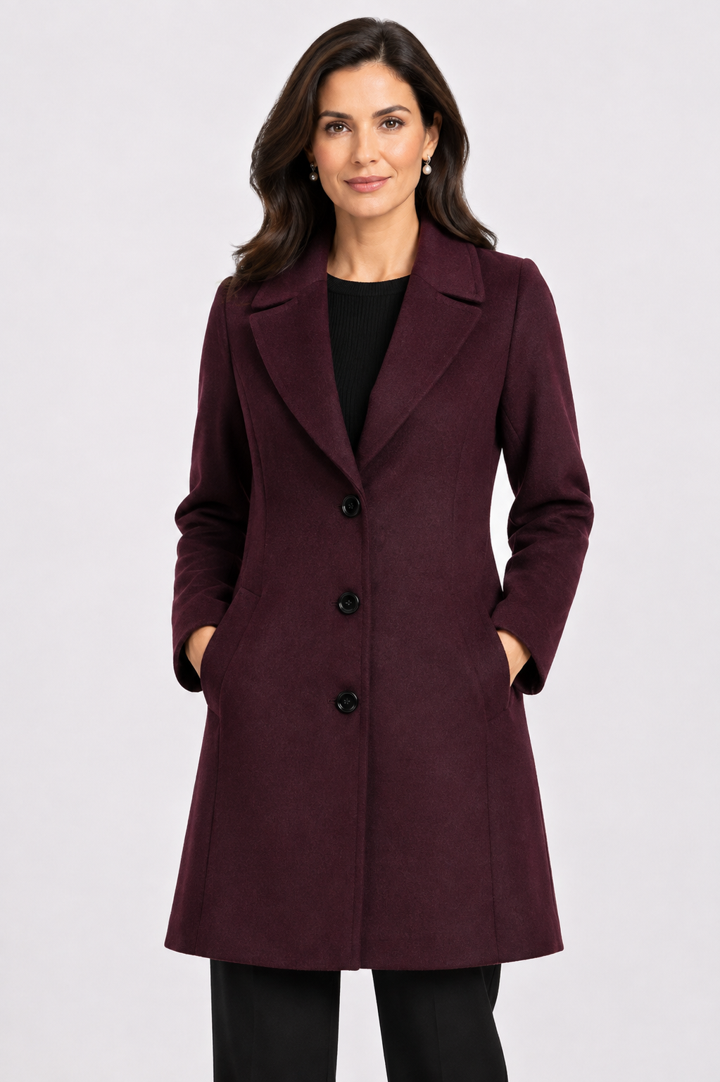 cashmere feel coat