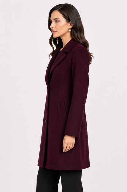 cashmere feel coat