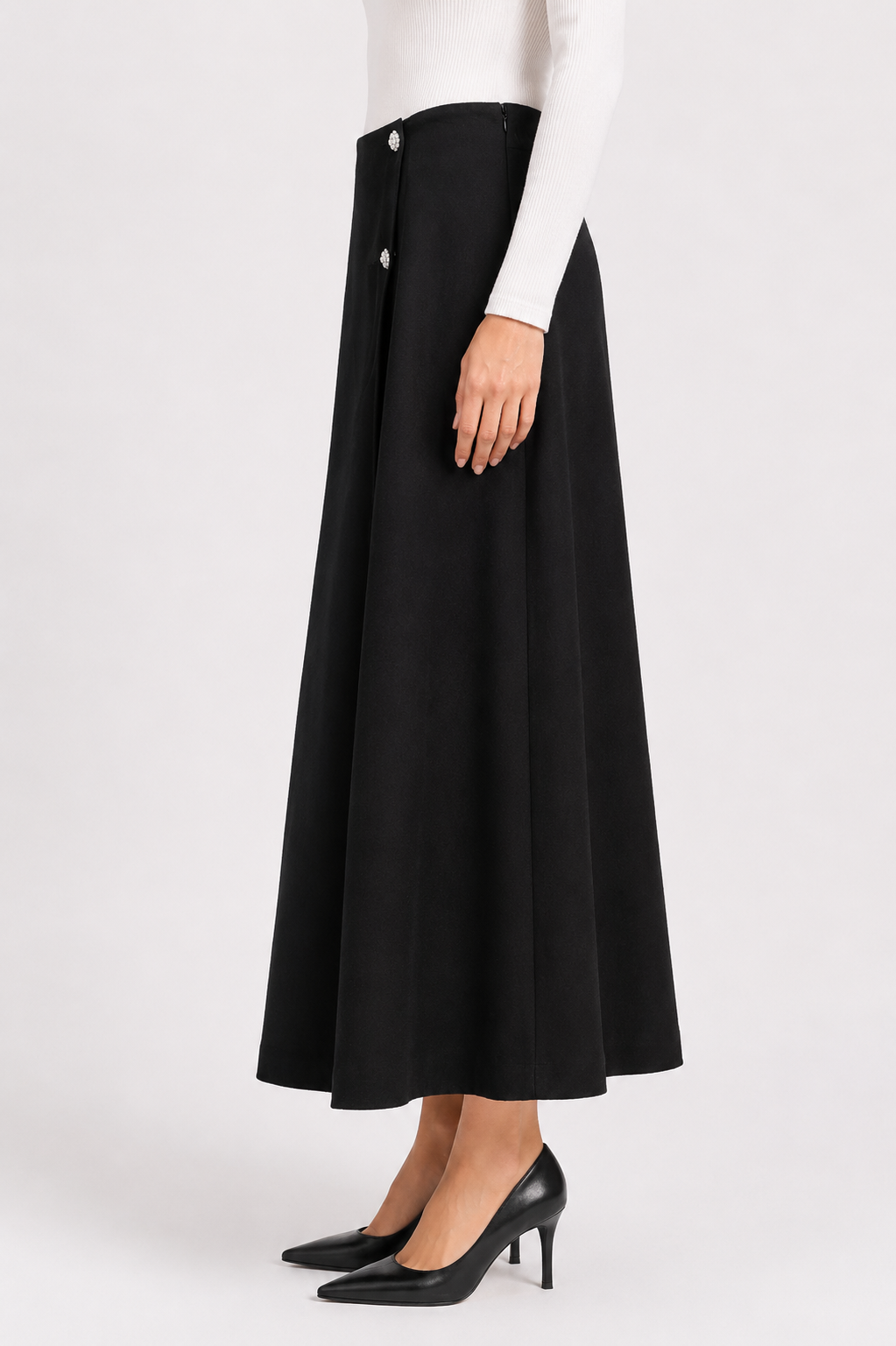 cashmere feel skirt