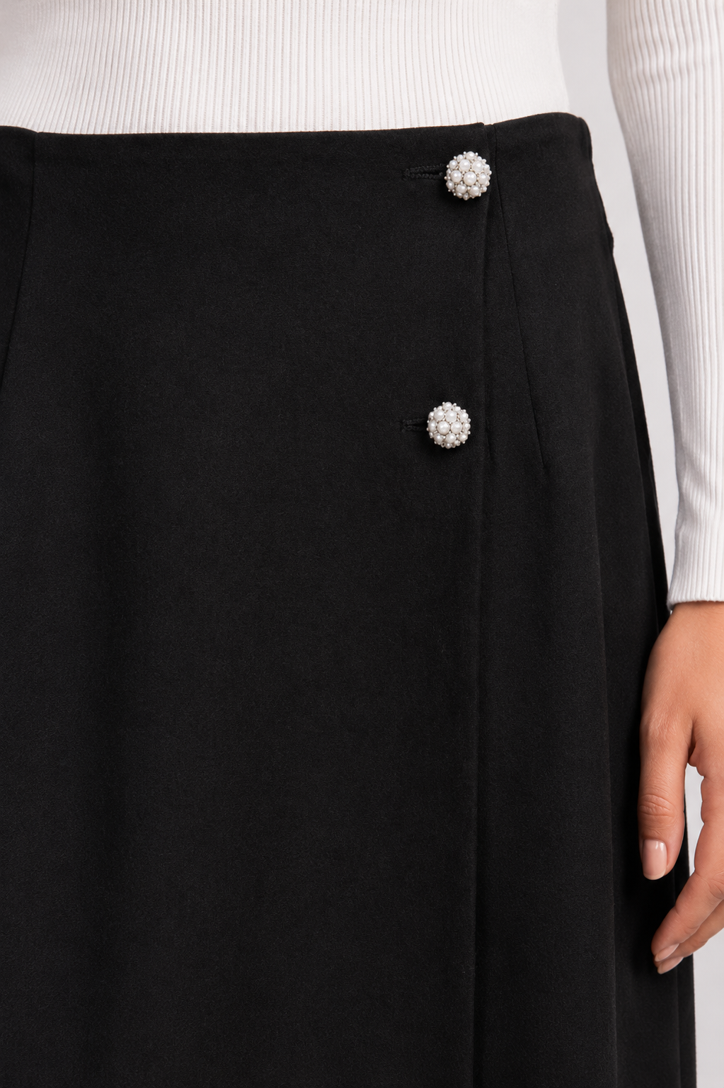 cashmere feel skirt