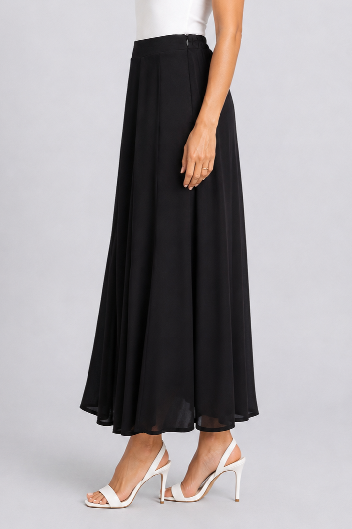 chiffon skirt