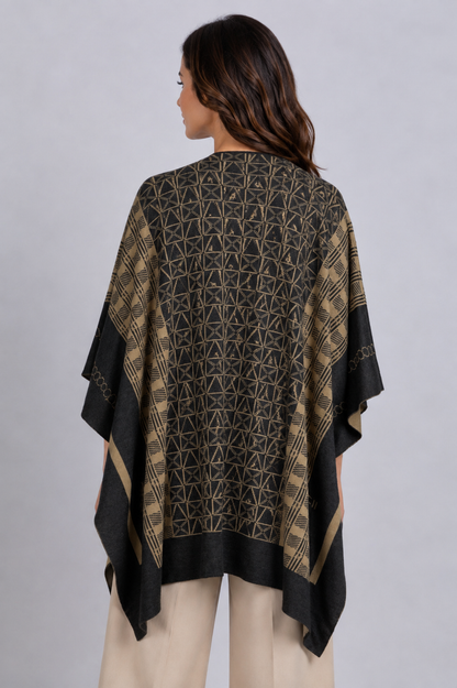 knitwear poncho