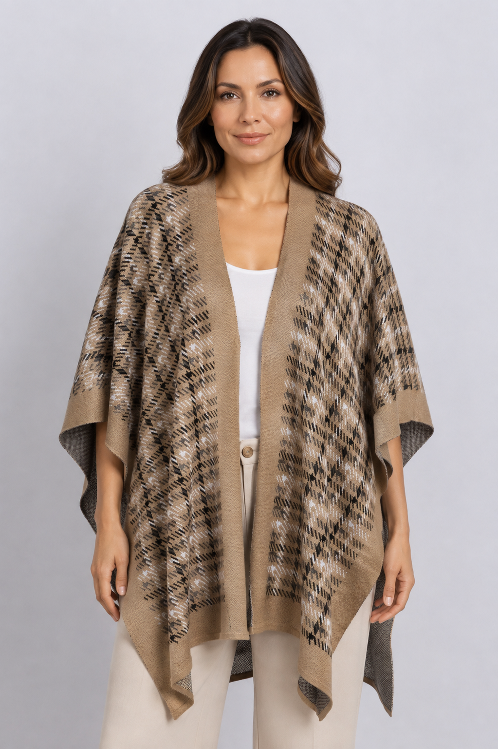 knitwear poncho