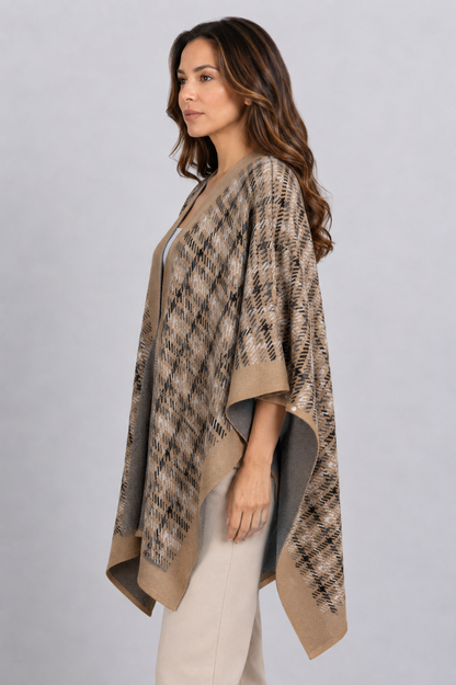 knitwear poncho
