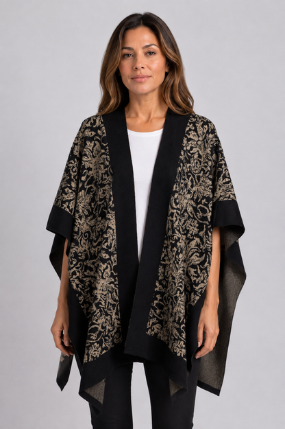 knitwear poncho