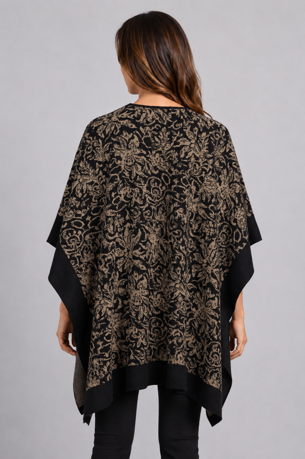 knitwear poncho