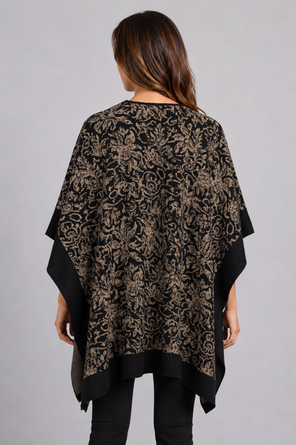 knitwear poncho
