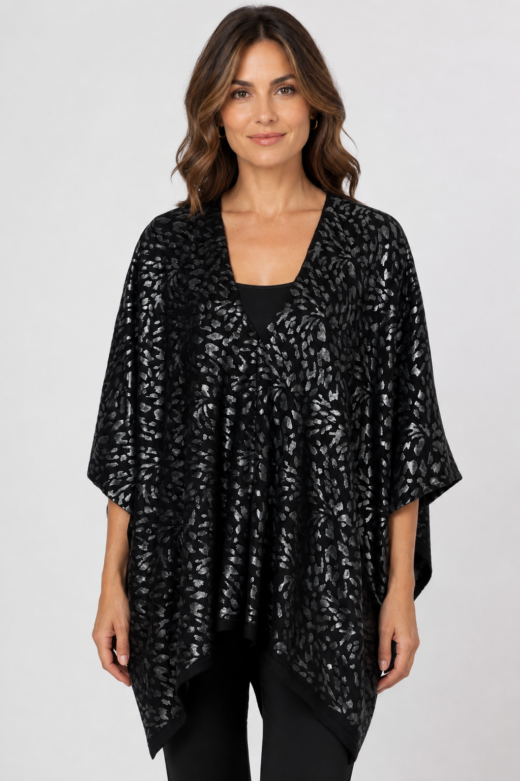 knitwear poncho