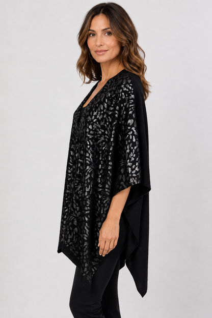 knitwear poncho