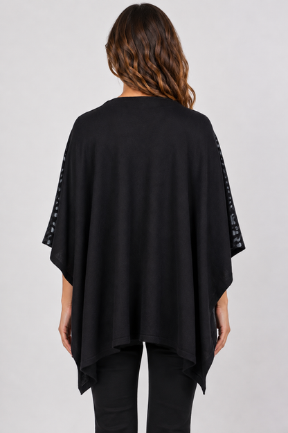 knitwear poncho