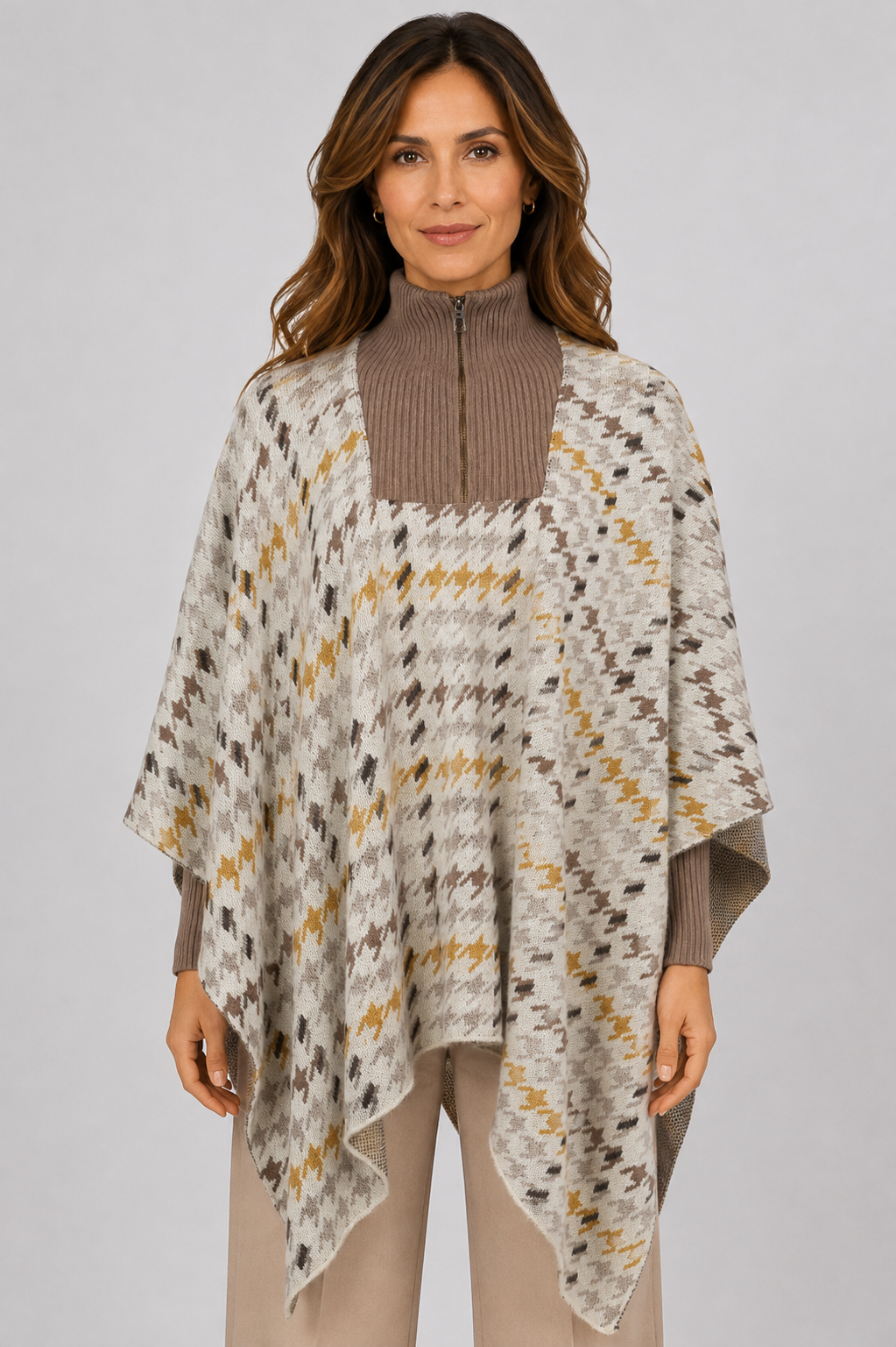 knitwear poncho