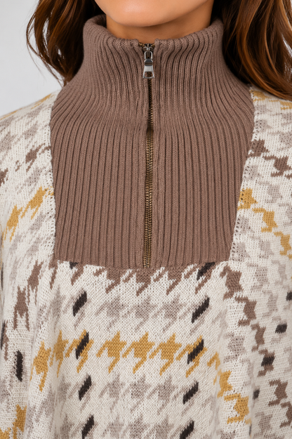 knitwear poncho