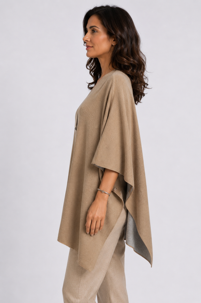 knitwear poncho