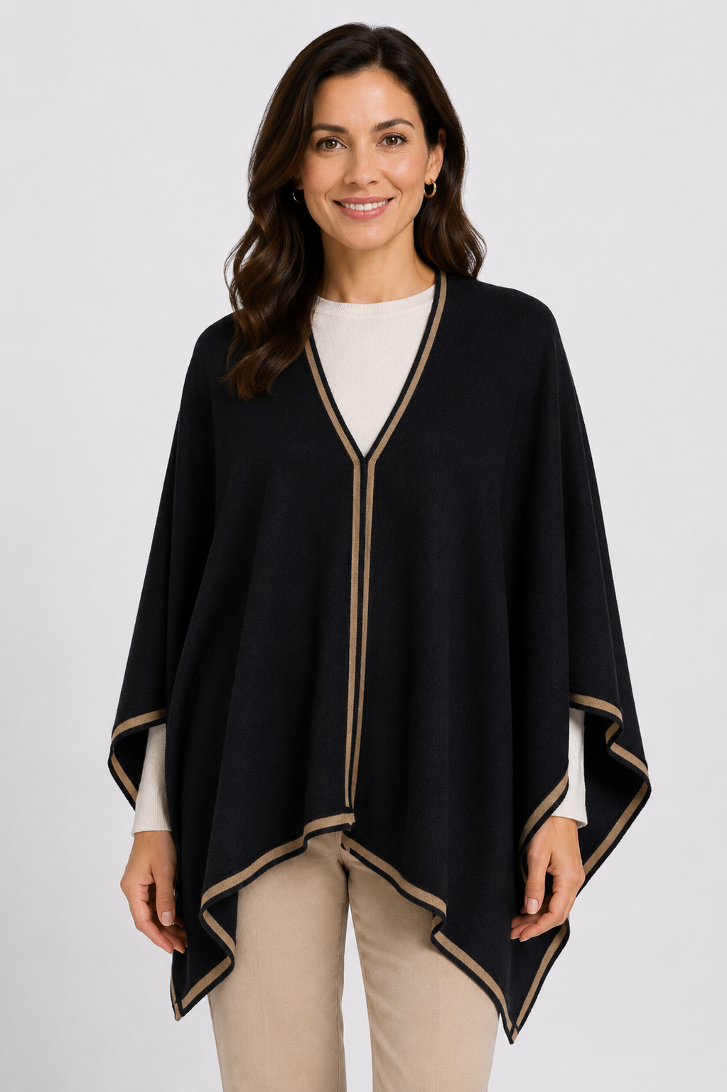 knitwear poncho