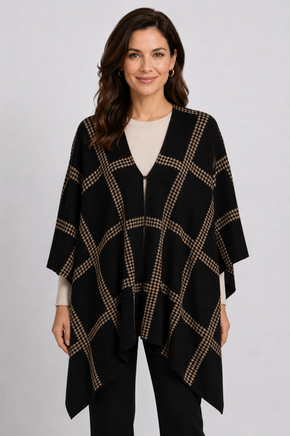 knitwear poncho