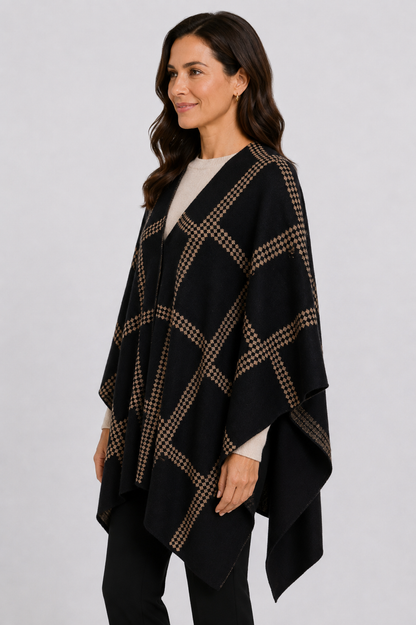 knitwear poncho