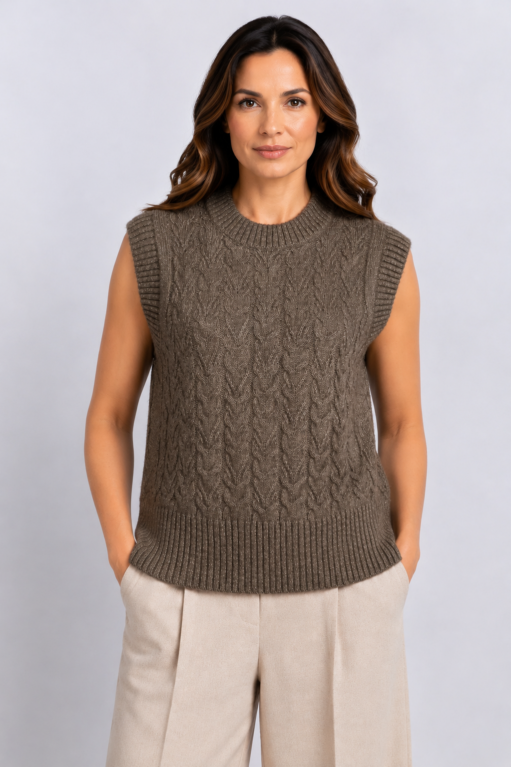 knitwear vest