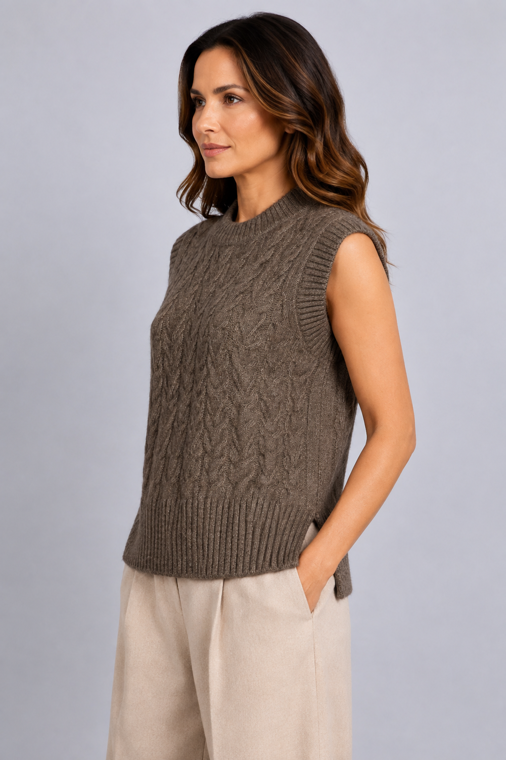 knitwear vest