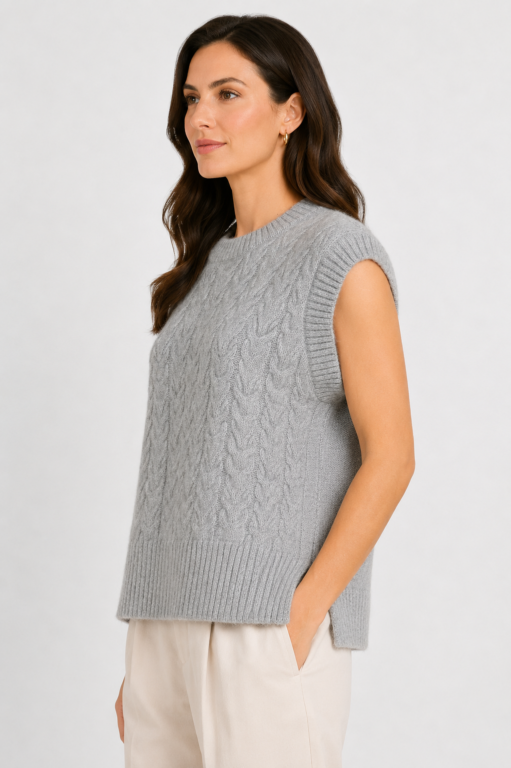 knitwear vest