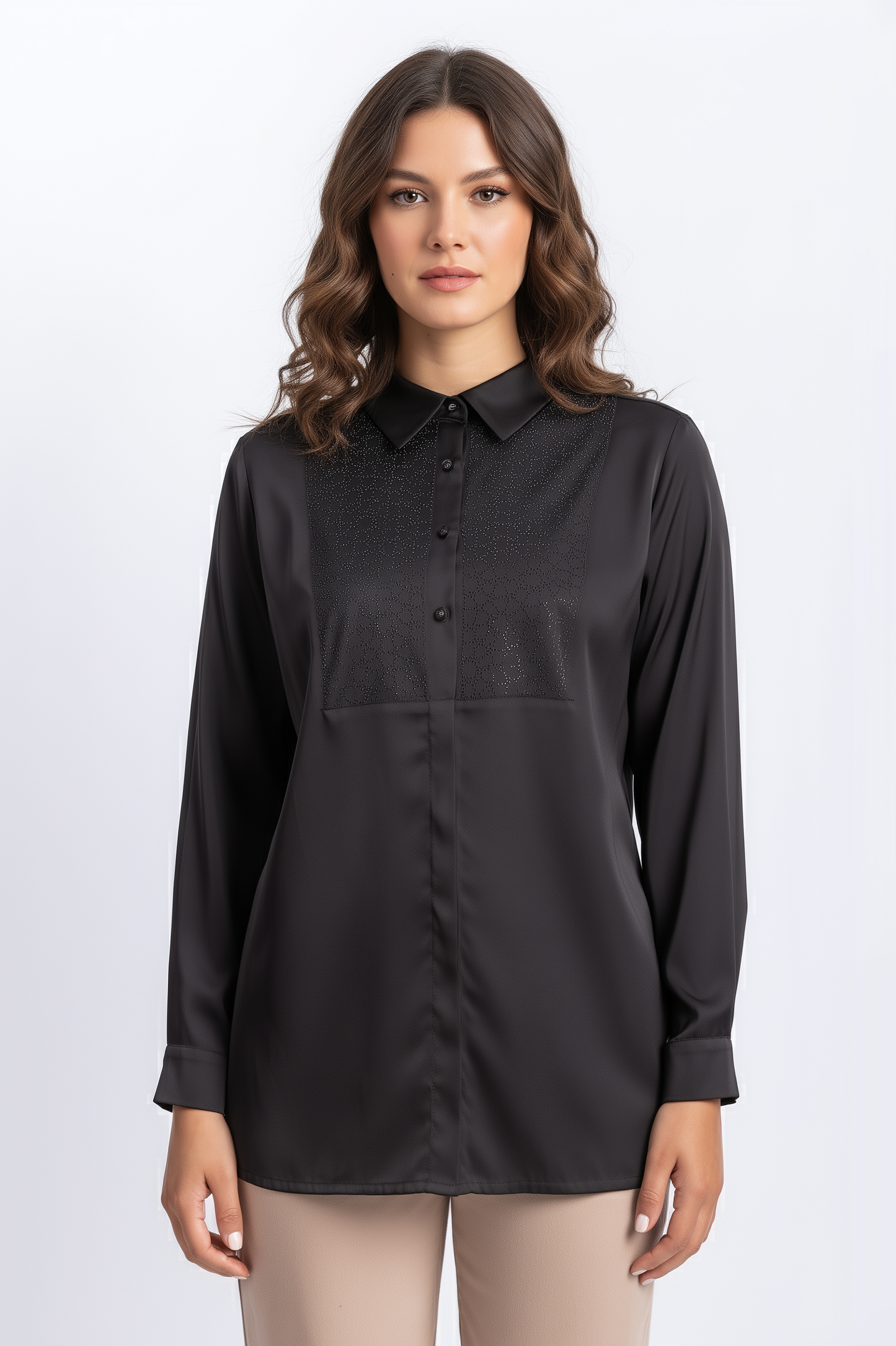 satin shirt