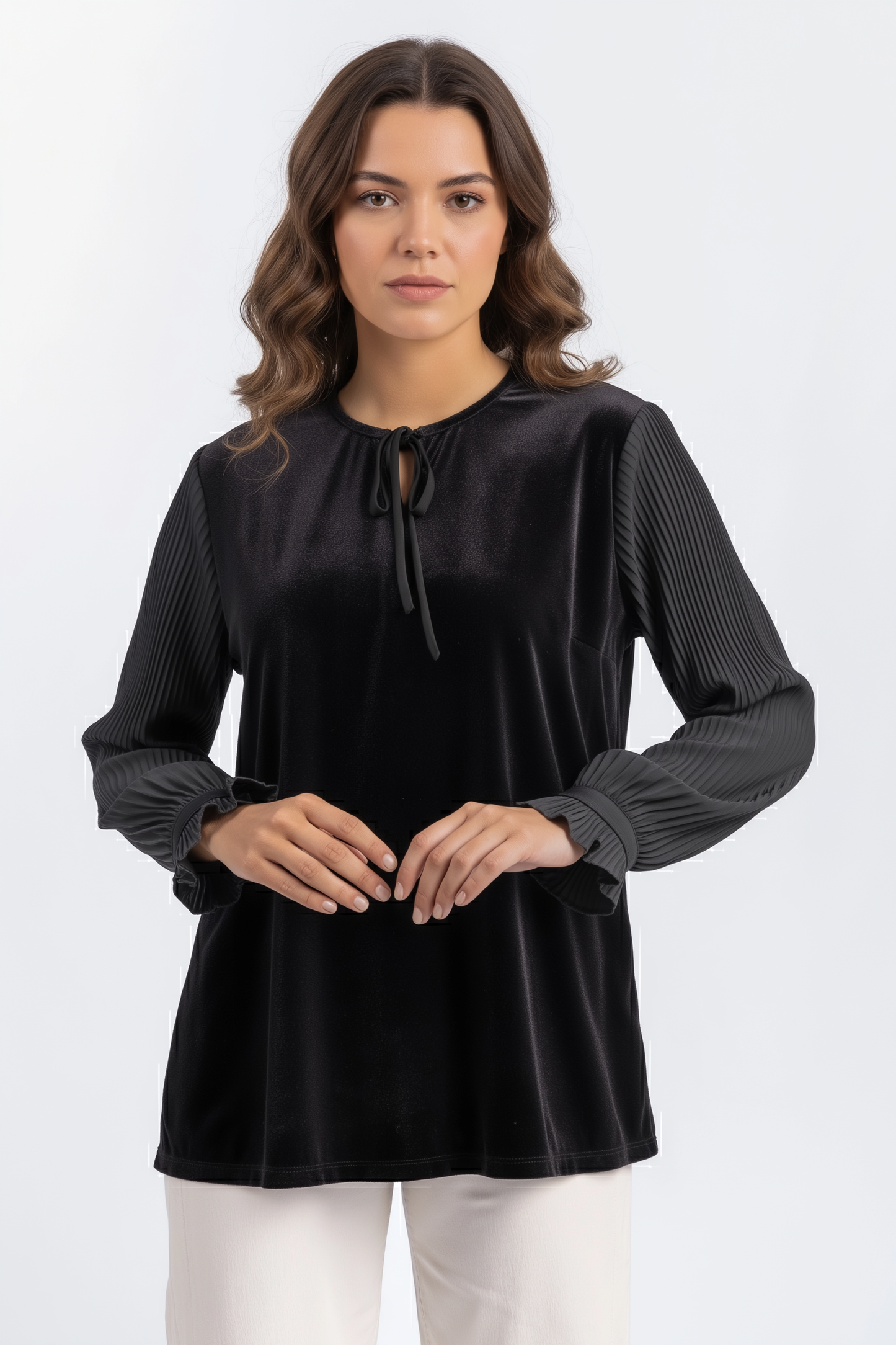 velvet blouse