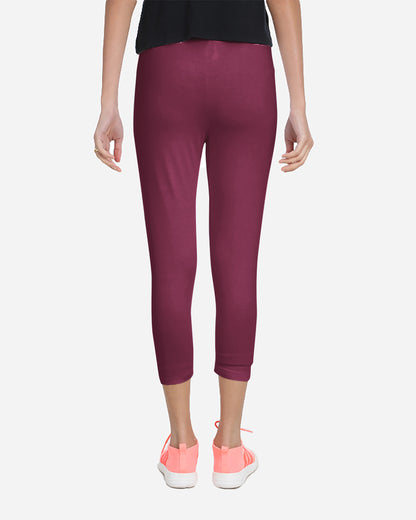 BASIC MODAL LEGGINGS WITH AN ELASTIC WAIST FOR EXTRA COMFORT (BELOW KNEE LENGTH)