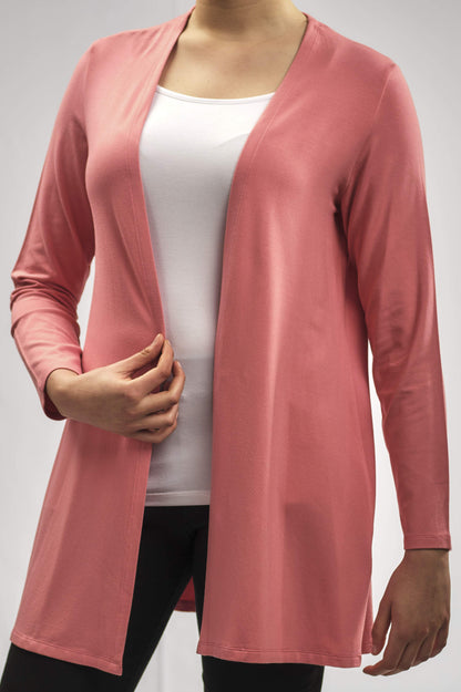 100% Natural Modal Jacket With Pleats In The Back With Several Colors