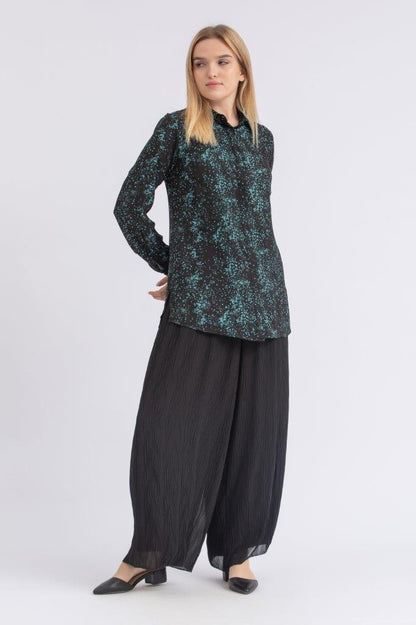 Crepe chiffon shirt