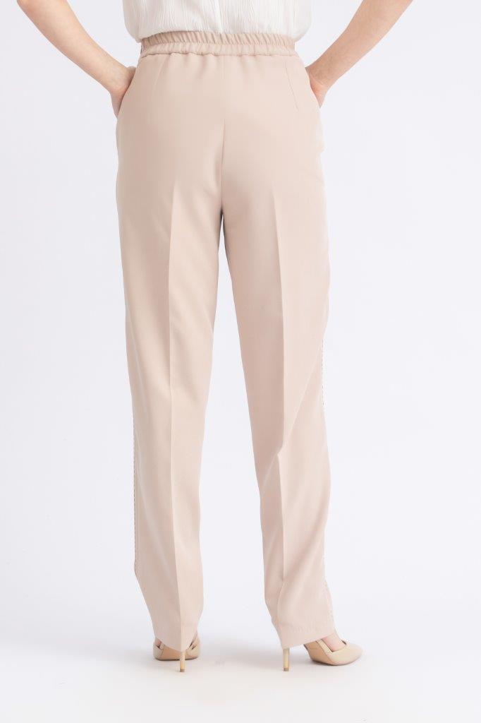 Formal slim fit crepe pants