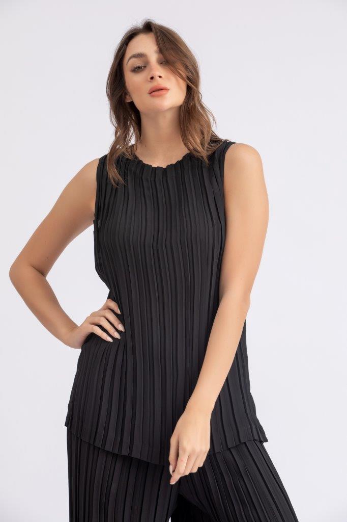 Crepe chiffon top
