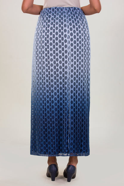 PRINTED LACE SKIRT WITH AN ELASTIC WAIST BAND FOR EXTRA COMFORT