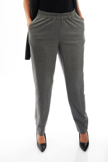 FORMAL CASHMERE FEEL STRAIGHT CUT PANTS